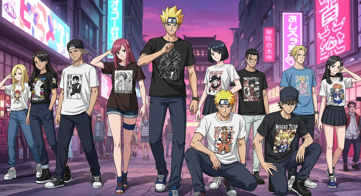 Playeras Anime